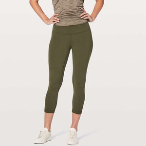 Lululemon Align Crop Leggings *21" in Dark Olive 4